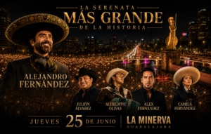 Alejandro Fernández hará de La Minerva el escenario de la serenata más grande 