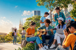 El mundo se une para celebrar el Día Internacional de la Juventud bajo el lema «contextos diferentes, aspiraciones comunes»